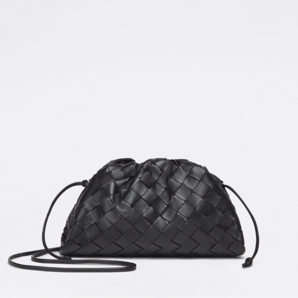 Bottega woven mini pouch in like new condition